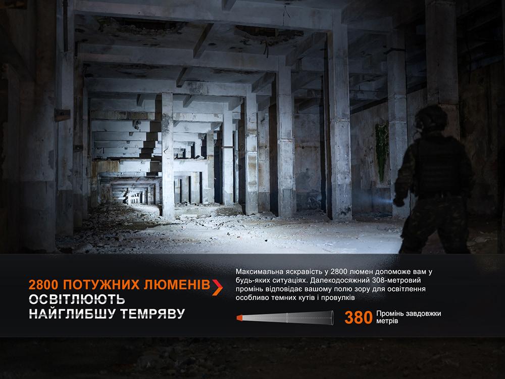Фонарь тактический Fenix PD36R Pro RED PD36RPRORED - фото 18