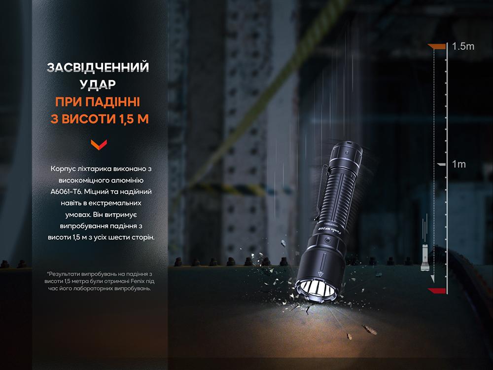 Фонарь профессиональный Fenix WF26R с магнитной зарядкой - фото 8