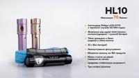 Фонарь налобный Fenix HL10 black HL10bk - фото 9