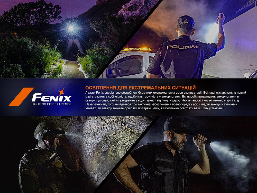 Фонарь тактический аккумуляторный Fenix PD35R - фото 18