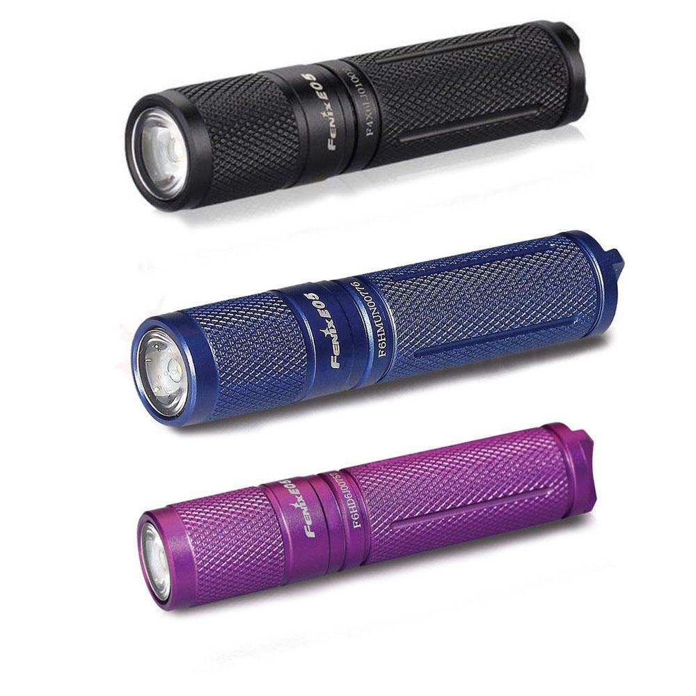 Фонарь ручной Fenix E05 XP-E2 R3 черный E05XP-E2R3 - фото 1