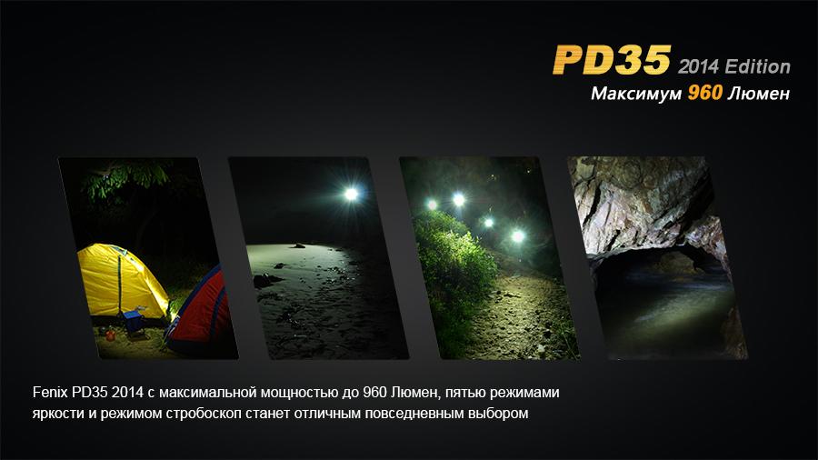 Фонарь ручной Fenix PD35 XM-L2 U2 - фото 12