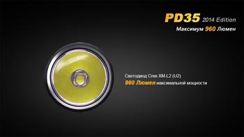 Фото Фонарь ручной Fenix PD35 XM-L2 U2