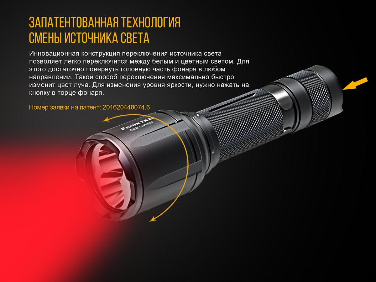 Фонарь ручной Fenix TK25RB - фото 11