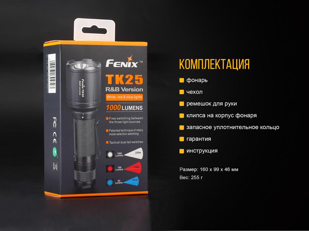 Фонарь ручной Fenix TK25RB - фото 18