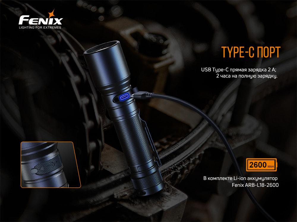 Комплект фонарь ручной Fenix C6 V3.0 C6V30 + налобный Fenix HM50R V2.0 HM50RV20 - фото 15