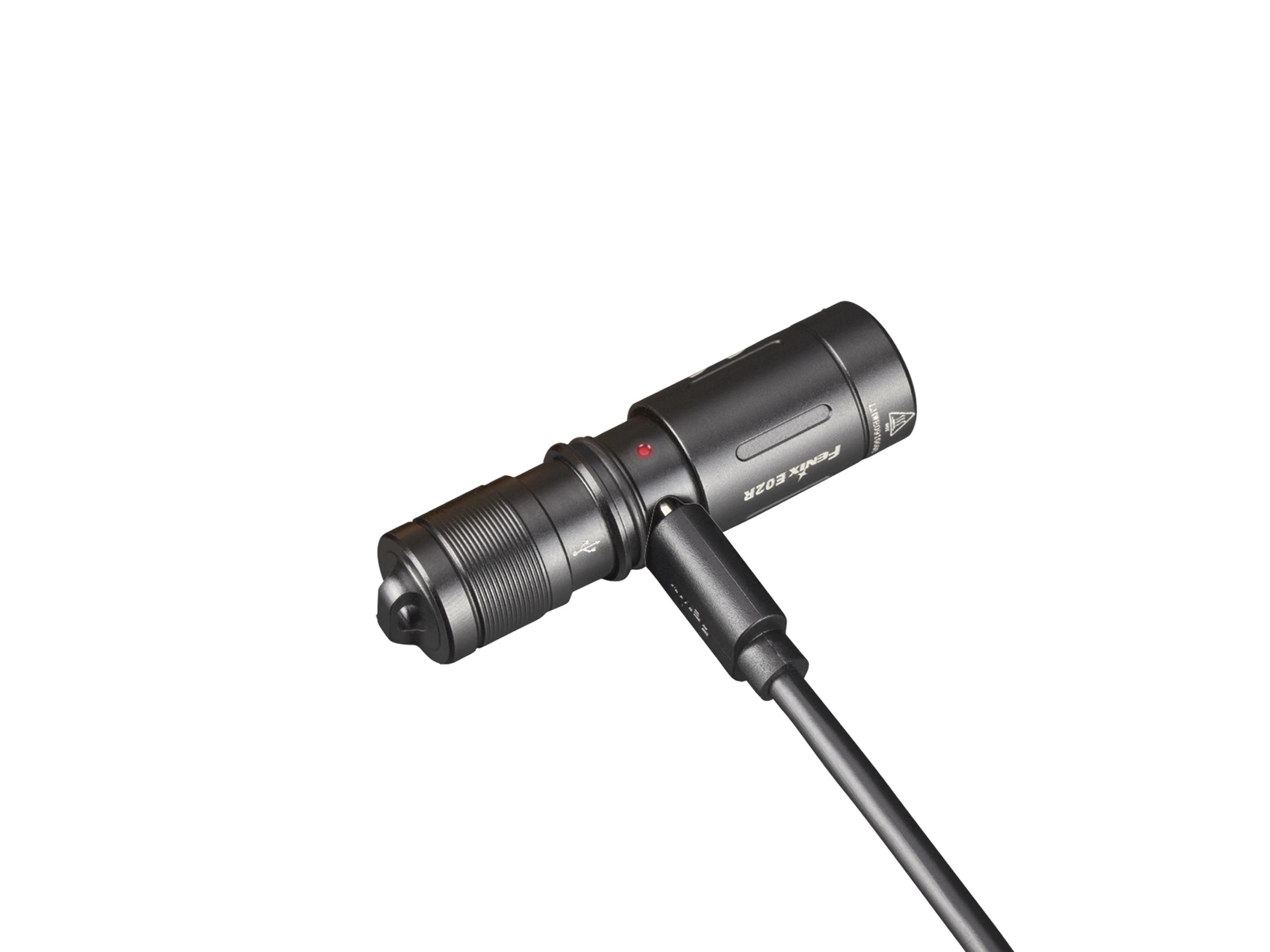 Комплект из двух фонарей Fenix E02R черных E02Rblk - фото 4
