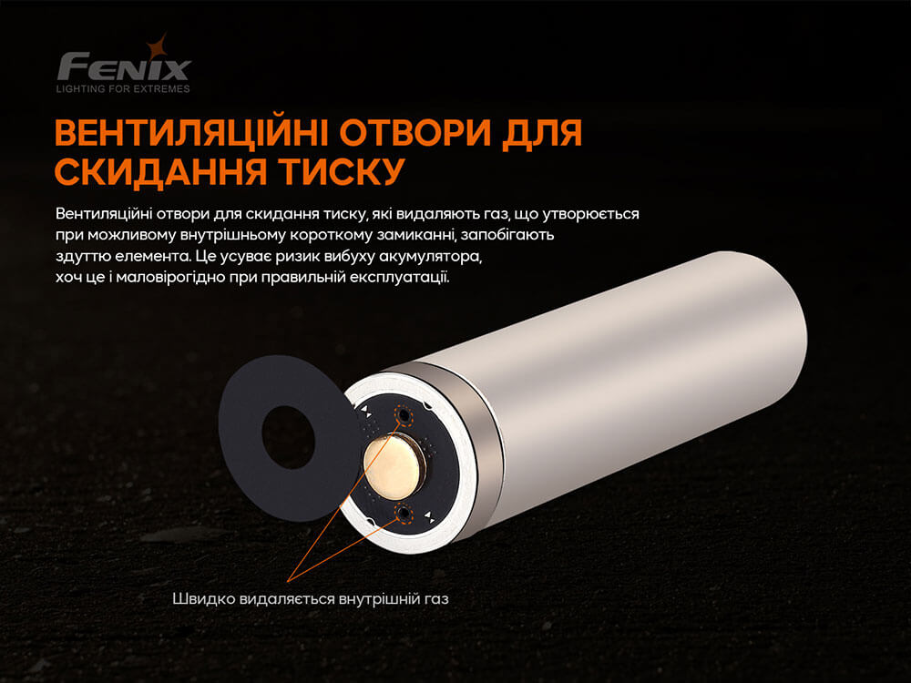 Аккумулятор 21700 Fenix ARB-L21-5000 V2.0 ARB-L21-5000V20 - фото 5