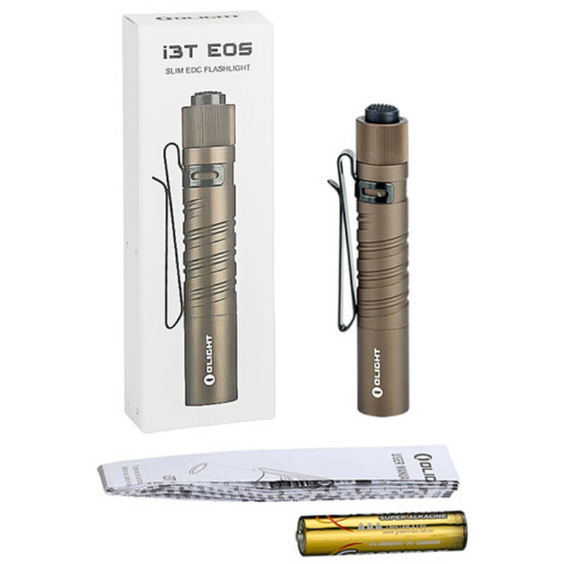 Фонарь Olight I3T EOS Desert Tan - фото 8