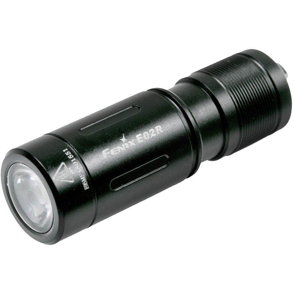 Фонарь ручной Fenix E02R черный E02Rblk - фото 1