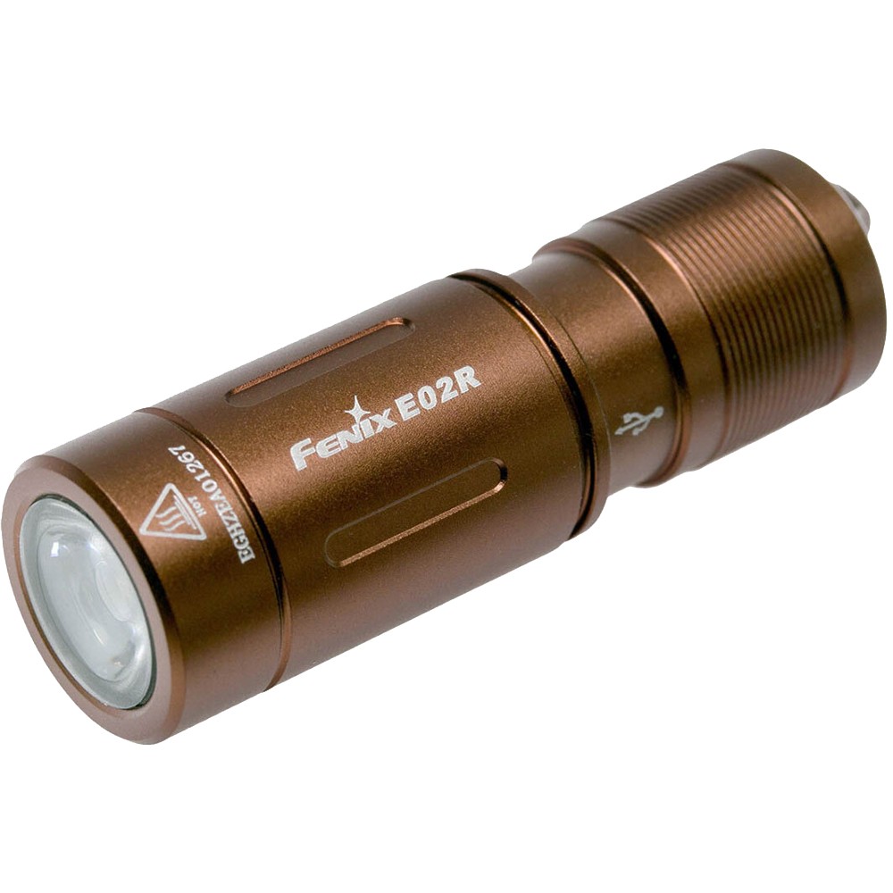 Фонарь ручной Fenix E02R бронзовый E02Rbr - фото 1