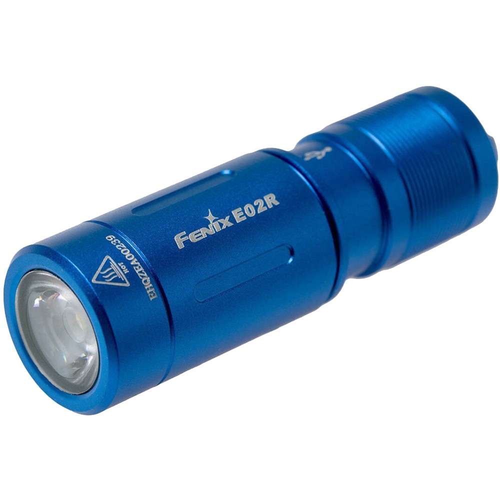 Фонарь ручной Fenix E02R синий E02Rbl - фото 1