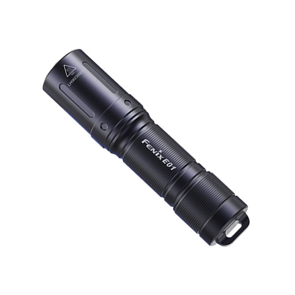 Фонарь ручной Fenix E01 V2.0 черный - фото 1