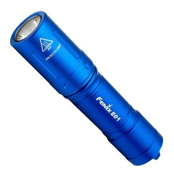 Фото Фонарь ручной Fenix E01 V2.0 голубой
