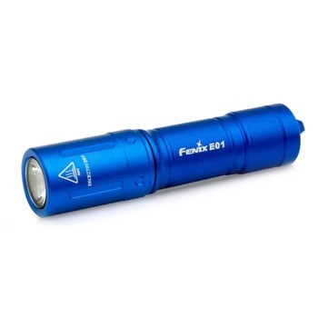 Фото Фонарь ручной Fenix E01 V2.0 голубой