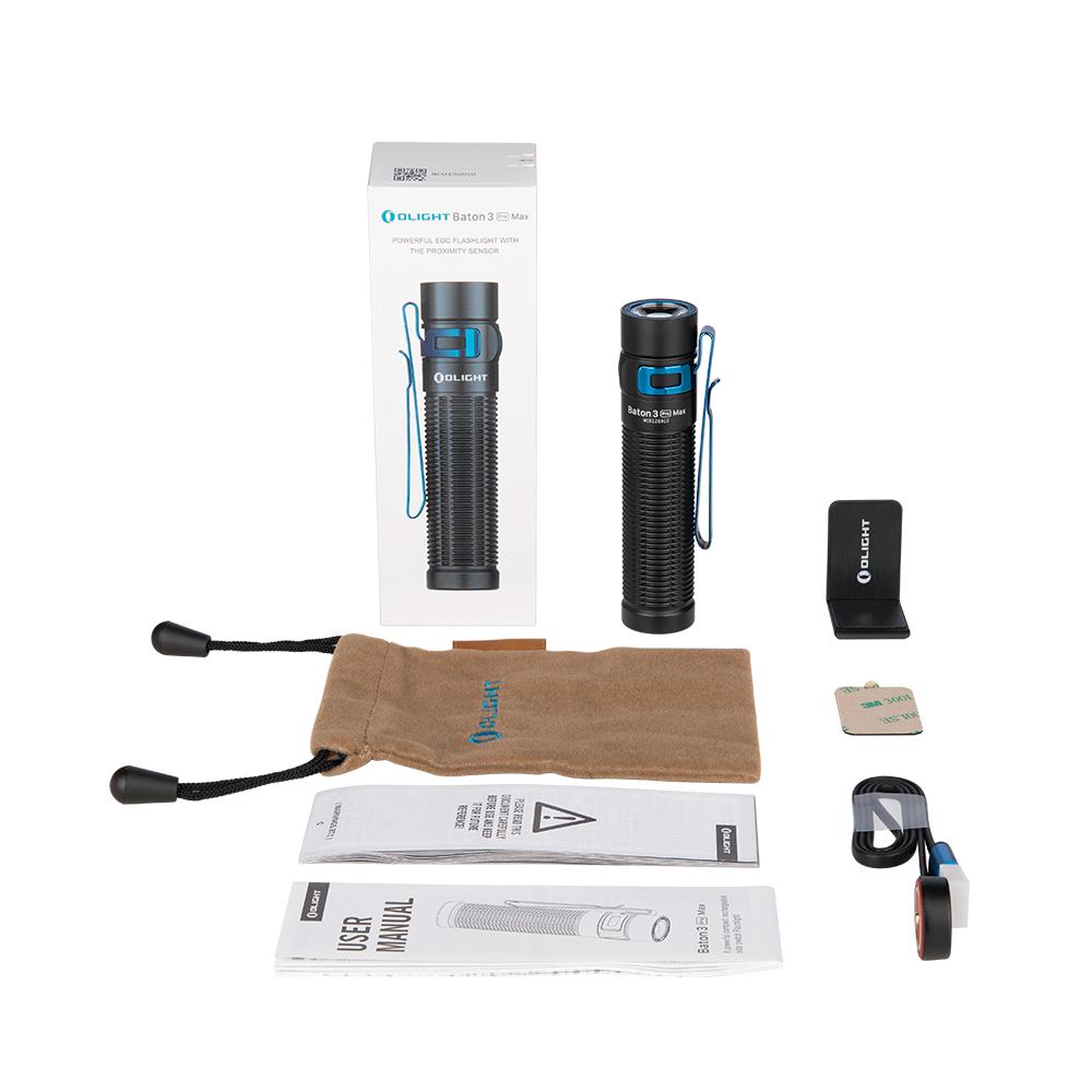 Фонарь Olight Baton 3 Pro Max Black - фото 3