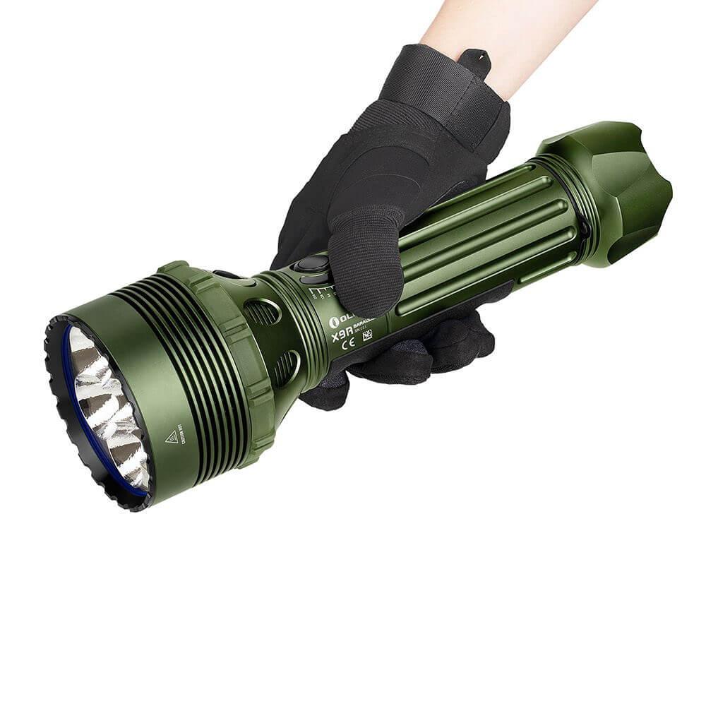 Фонарь поисковый Olight X9R Marauder OD Green - фото 2