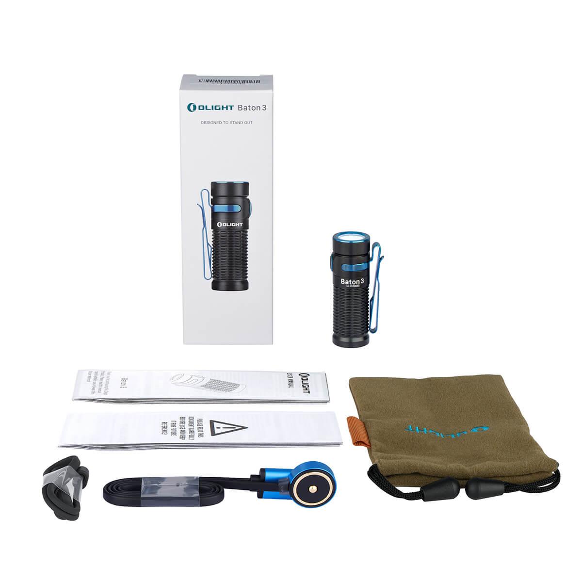 Фонарь Olight Baton 3 Christmas green - фото 6