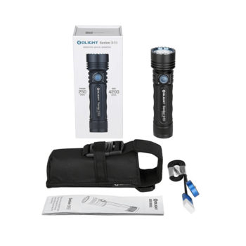Фото Поисковый фонарь Olight Seeker 3 Pro Blue (Cree XP-L HD, 4200 люмен)
