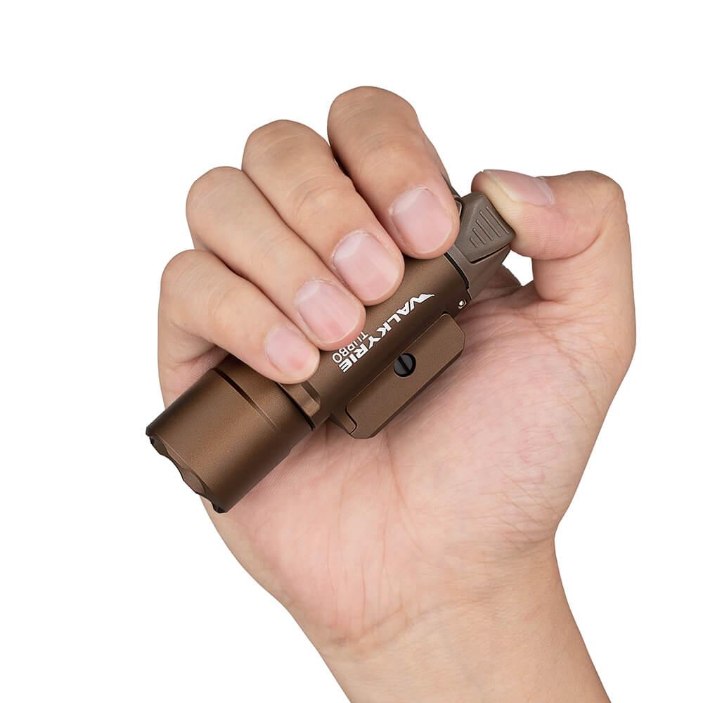 Фонарь Olight Valkyrie Turbo Desert Tan (Lazer LEP, 250 люмен) - фото 2