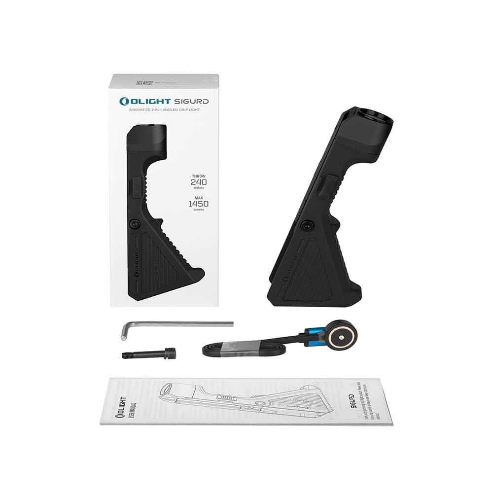 Фонарь Olight Sigurd Black (Cree XH-P 35B HI, 1450 люмен) - фото 11