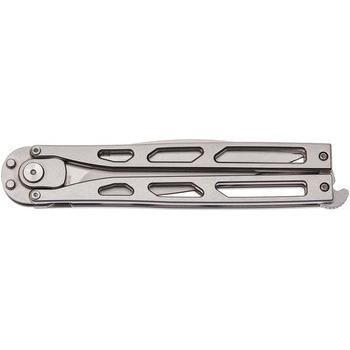 Фото Нож Artisan Kinetic Balisong Silver 1823PL-ST 2798.02.06