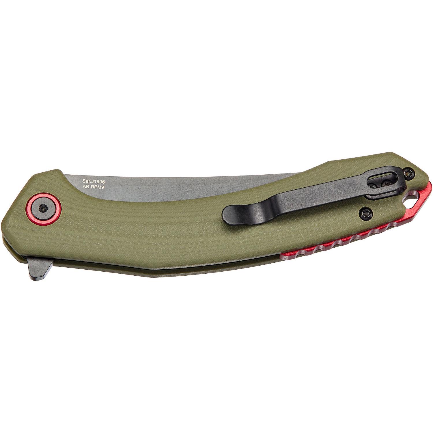 Нож CJRB Gobi Black Blade Green J1906-BGN 2798.02.99 - фото 4