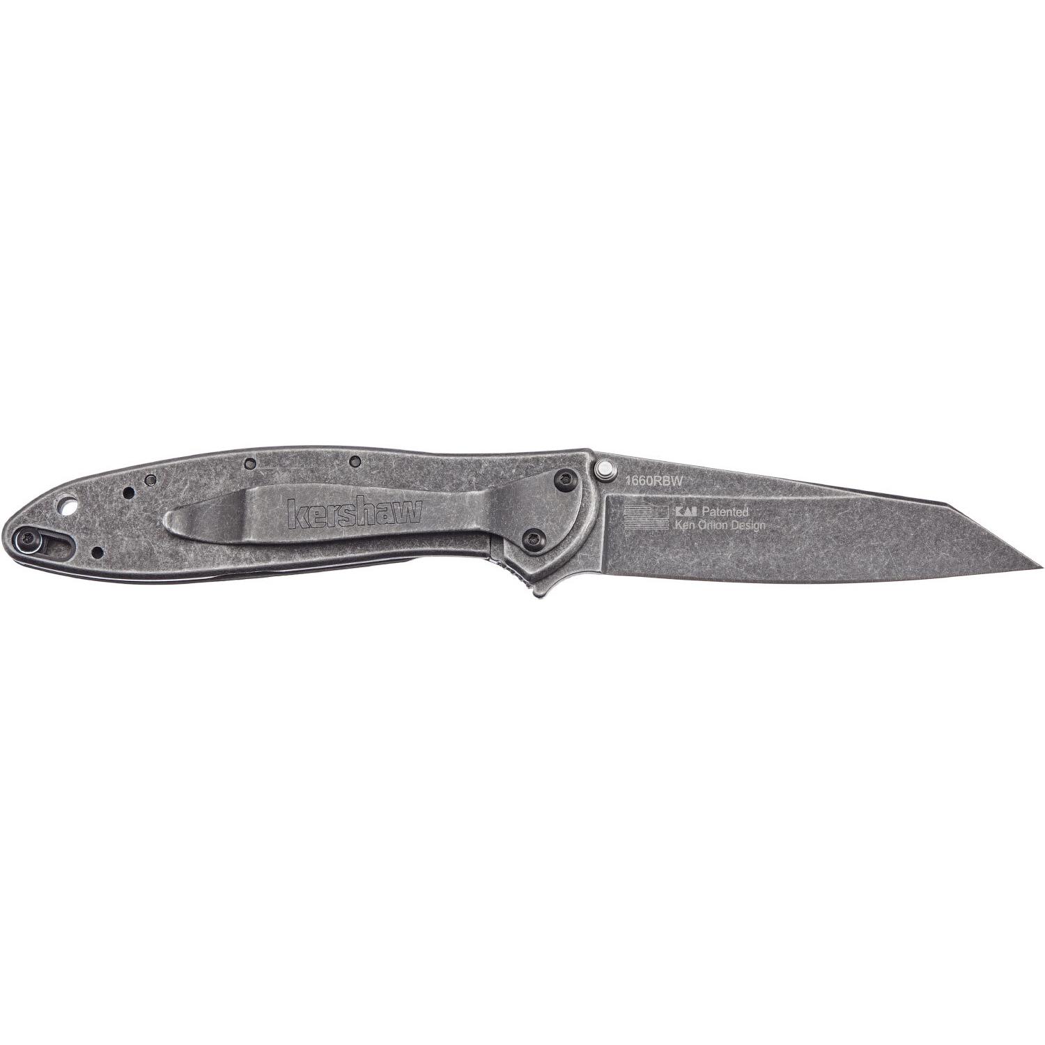 Нож Kershaw Leek RT BlackWash 1660RBW 1740.05.29 - фото 2