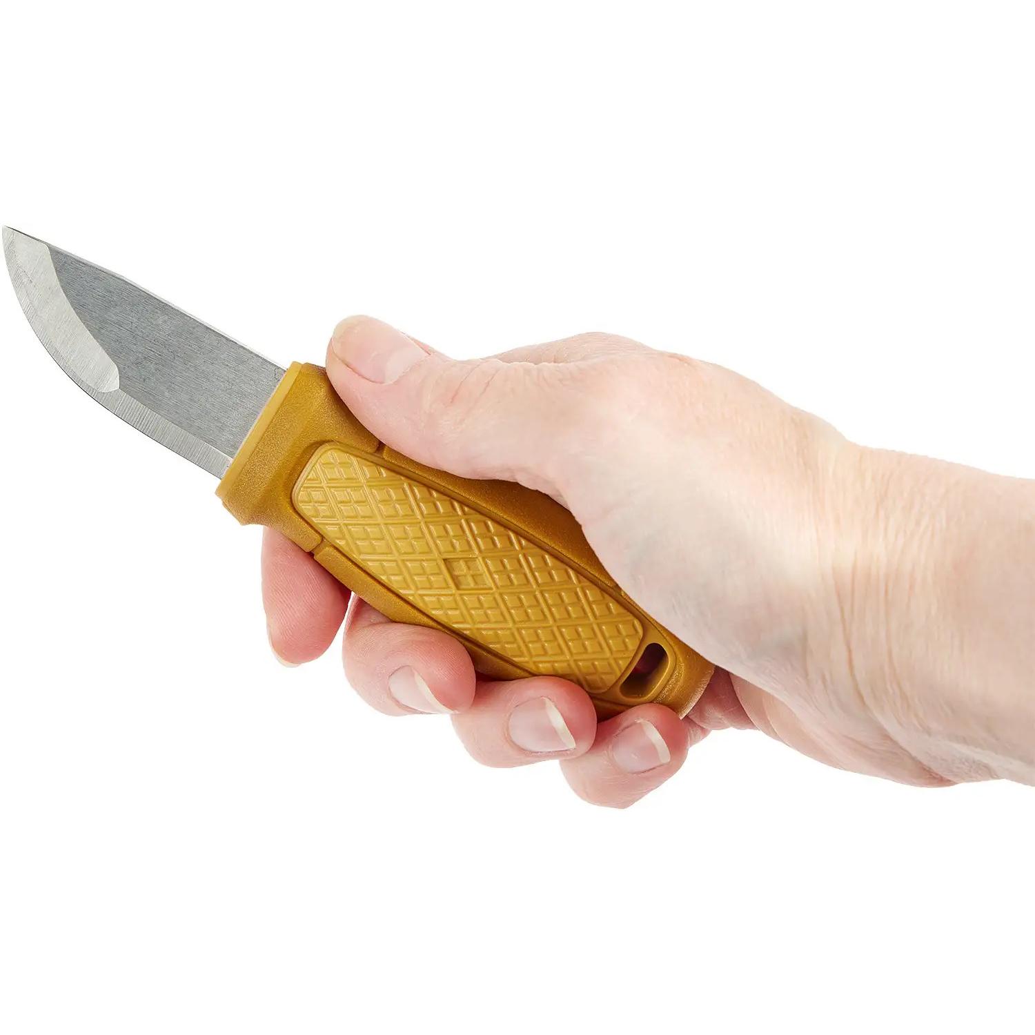 Нож Morakniv Eldris Neck Knife. Цвет - желтый 12632 2305.01.32 - фото 3