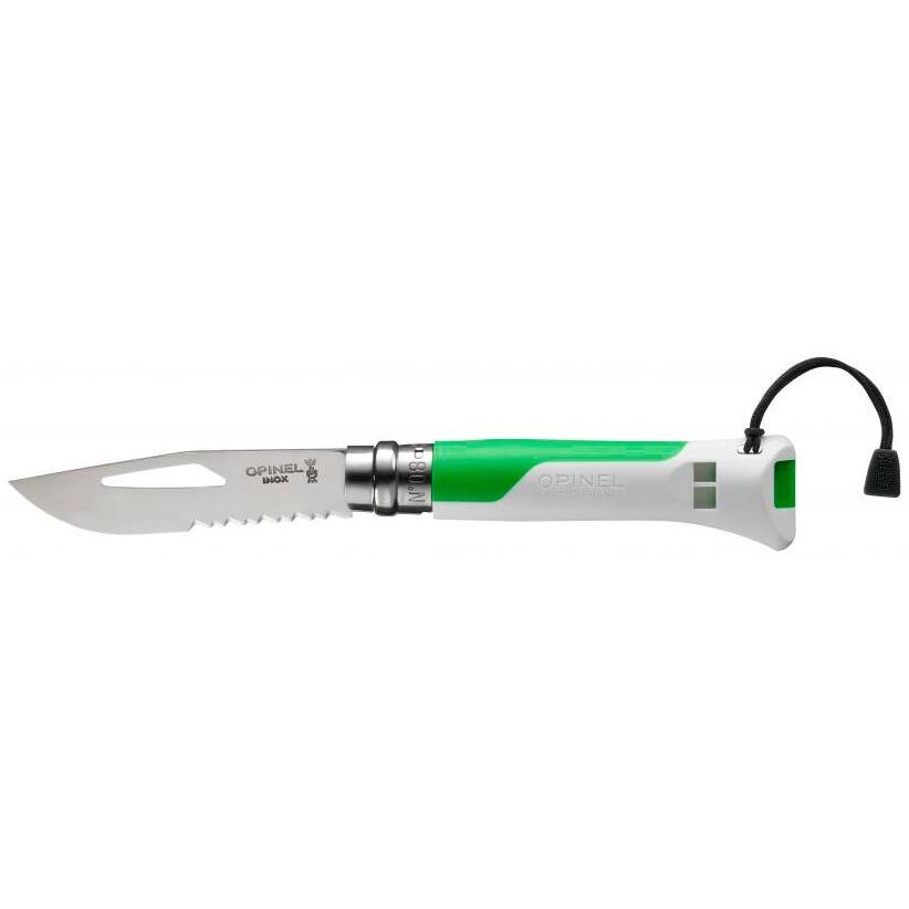 Нож Opinel №8 Outdoor Fluo Green 002319 204.66.42 - фото 1