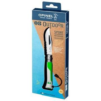 Фото Нож Opinel №8 Outdoor Fluo Green 002319 204.66.42