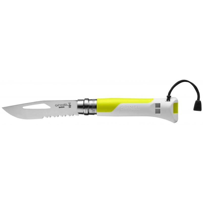 Нож Opinel №8 Outdoor Fluo Yellow 002320 204.66.43 - фото 1