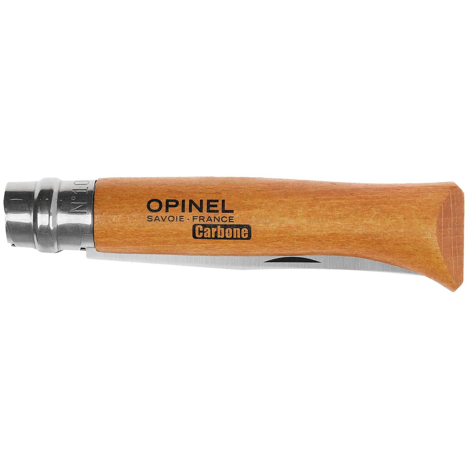 Нож Opinel №10 Carbone 113100 204.78.23 - фото 5