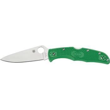 Фото Нож Spyderco Endura4 Flat Ground. Цвет: зеленый C10FPGR 87.01.31