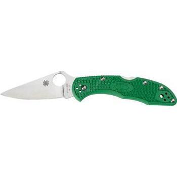 Фото Нож Spyderco Delica4 Flat Ground Green C11FPGR 87.01.34
