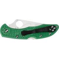 Нож Spyderco Delica4 Flat Ground Green C11FPGR 87.01.34 - фото 2