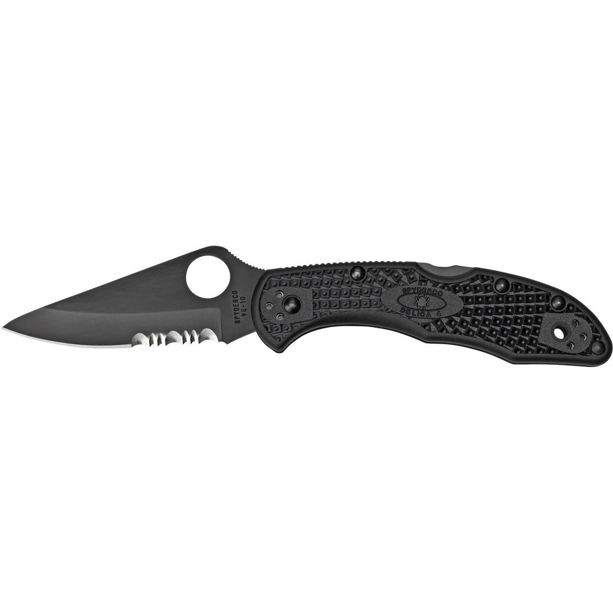 Нож Spyderco Delica4 Black Blade C11PSBBK 87.01.36 - фото 1
