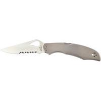Нож Spyderco Byrd Cara Cara2 Stainless Half Serrated BY03PS2 87.11.10 - фото 1