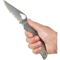 Нож Spyderco Byrd Cara Cara2 Stainless Half Serrated BY03PS2 87.11.10 - фото 5