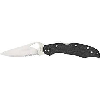 Фото Нож Spyderco Byrd Cara Cara2 FRN Black Half Serrated BY03PSBK2 87.11.17