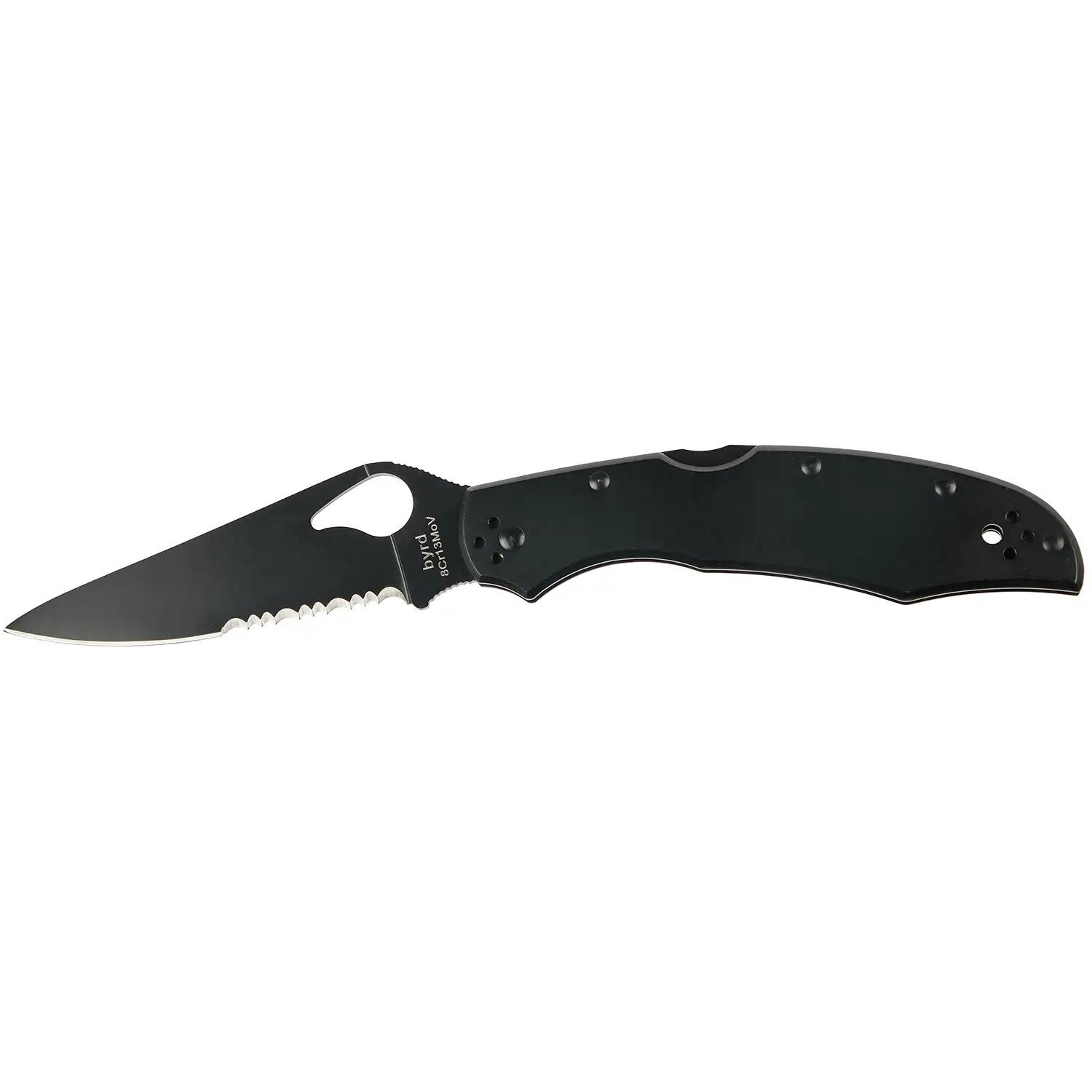 Нож Spyderco Byrd Cara Cara 2 Black BY03BKPS2 87.11.47 - фото 1