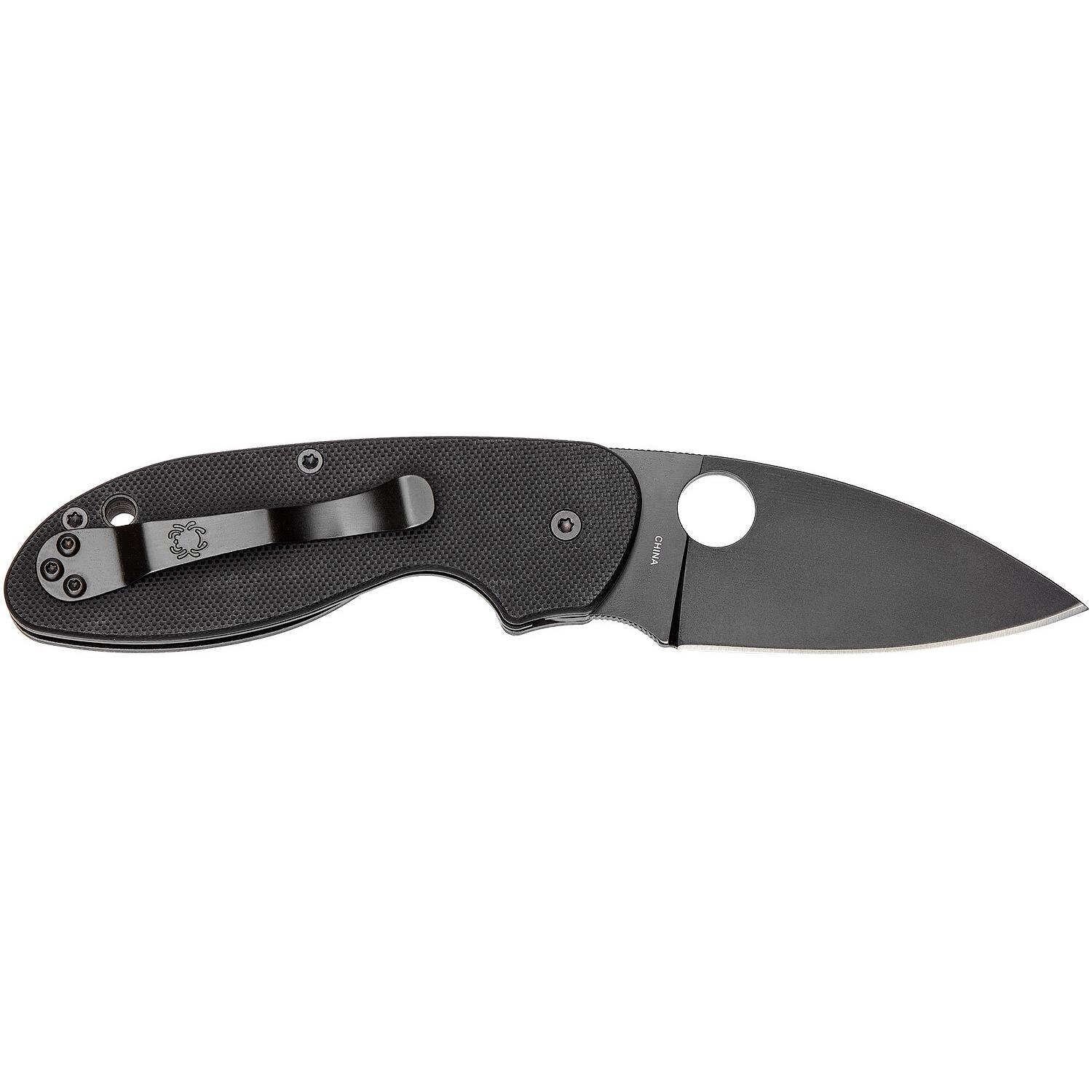 Нож Spyderco Efficient Black Blade C216GPBBK 87.13.60 - фото 2