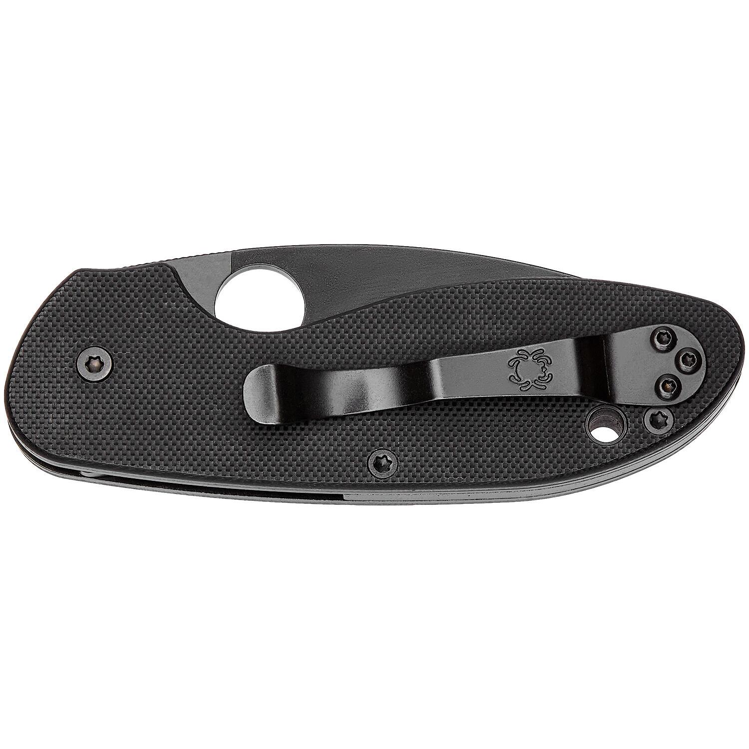 Нож Spyderco Efficient Black Blade C216GPBBK 87.13.60 - фото 4