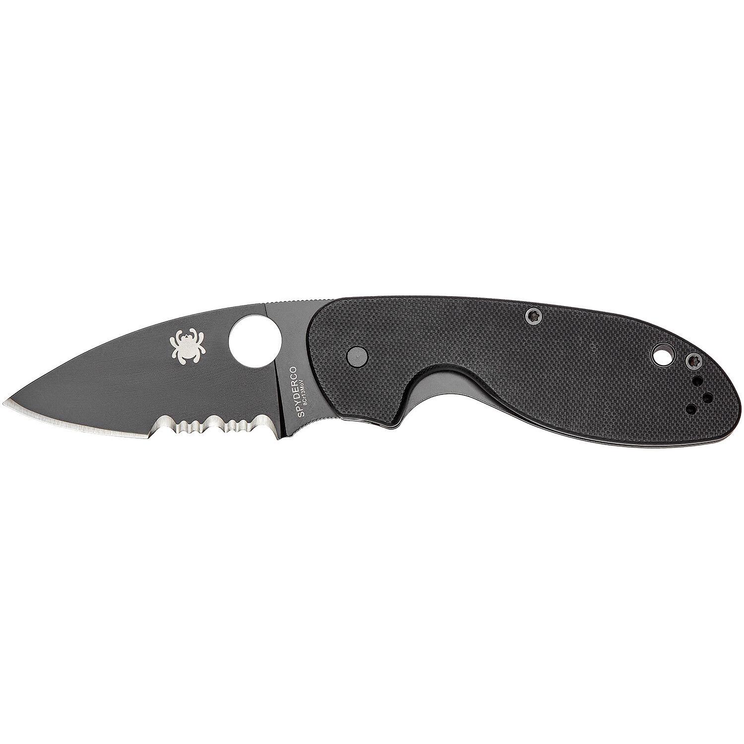 Нож Spyderco Efficient Black Blade C216GPSBBK 87.13.61 - фото 1