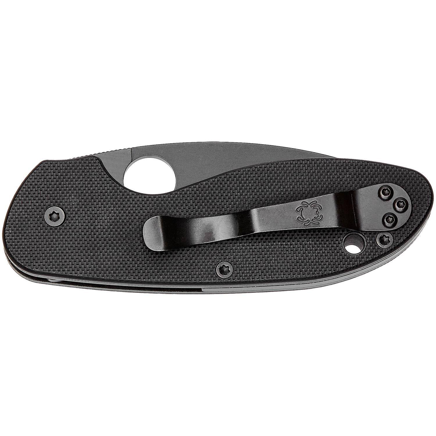 Нож Spyderco Efficient Black Blade C216GPSBBK 87.13.61 - фото 4