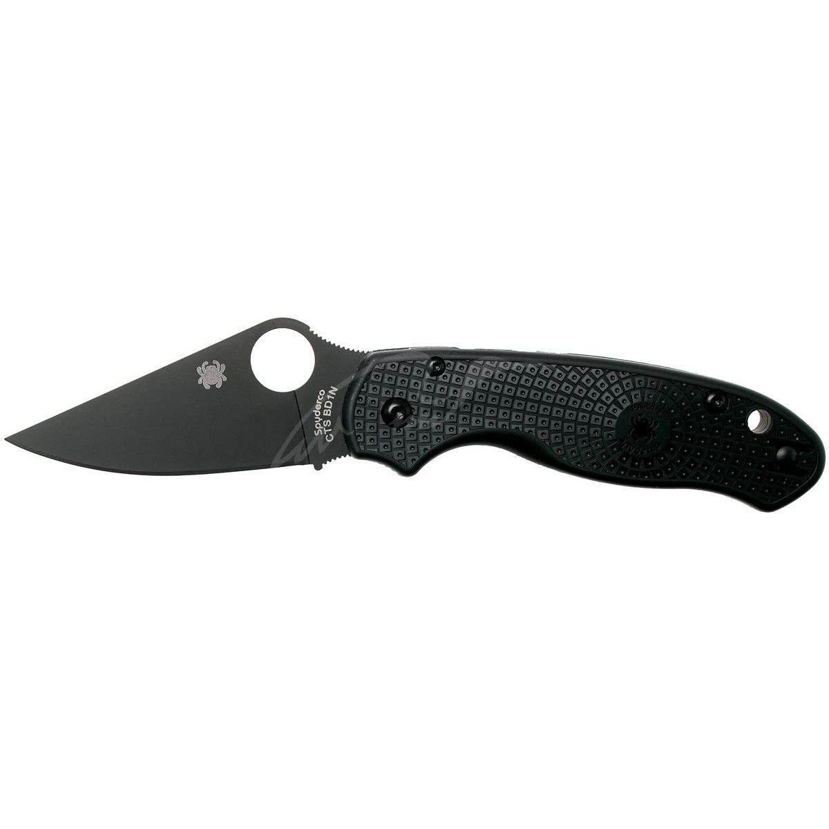 Нож Spyderco Para 3 Lightweight Black Blade C223PBBK 87.13.83 - фото 1