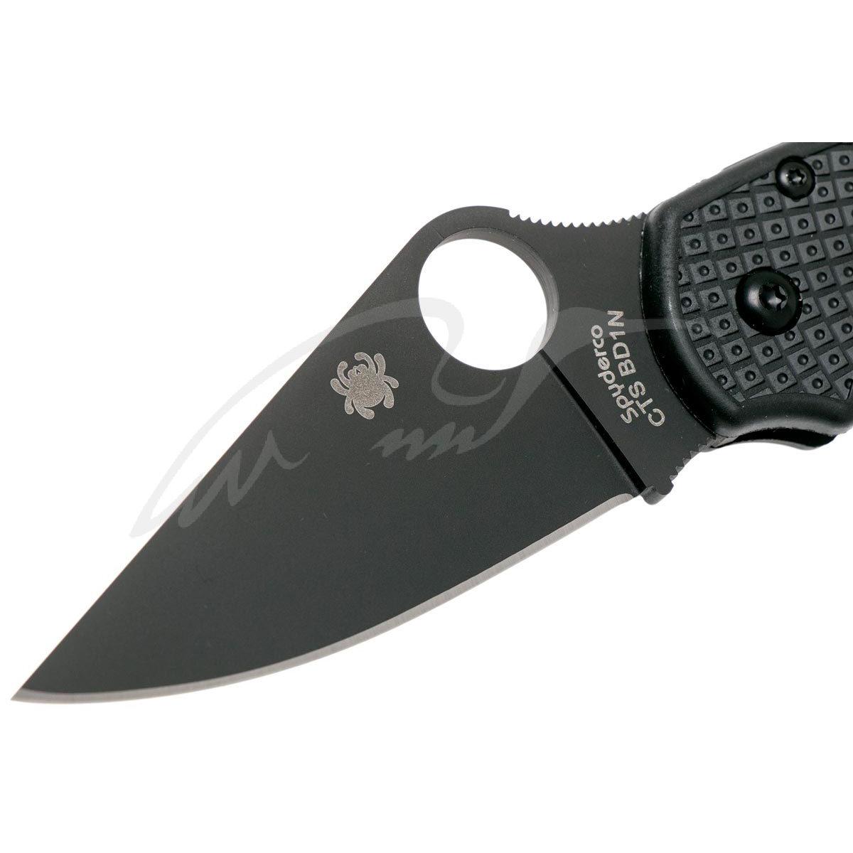 Нож Spyderco Para 3 Lightweight Black Blade C223PBBK 87.13.83 - фото 3