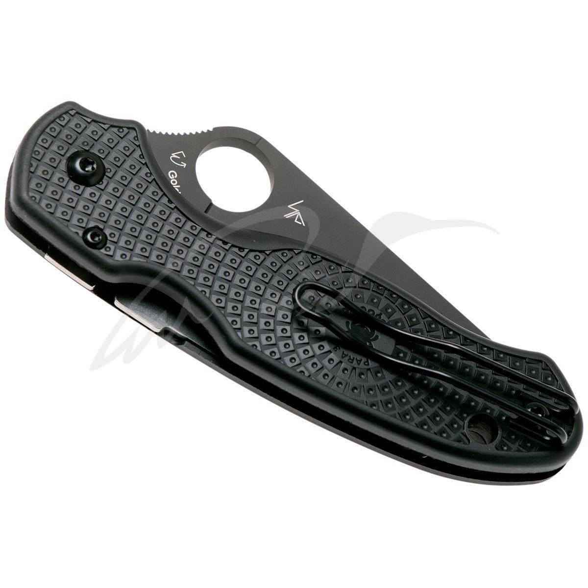 Нож Spyderco Para 3 Lightweight Black Blade C223PBBK 87.13.83 - фото 4