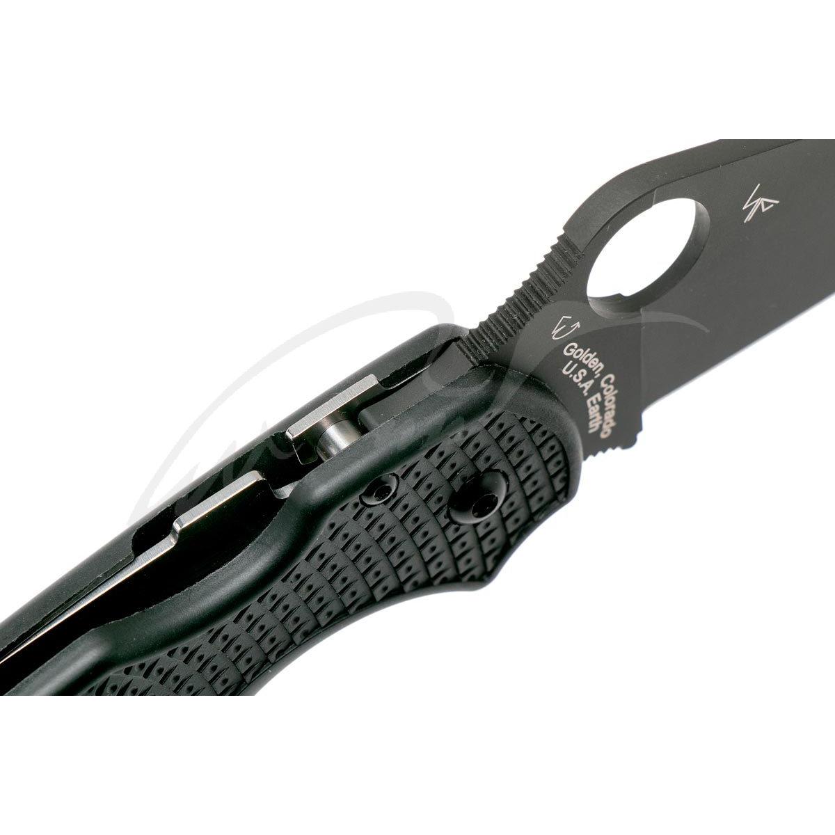Нож Spyderco Para 3 Lightweight Black Blade C223PBBK 87.13.83 - фото 5