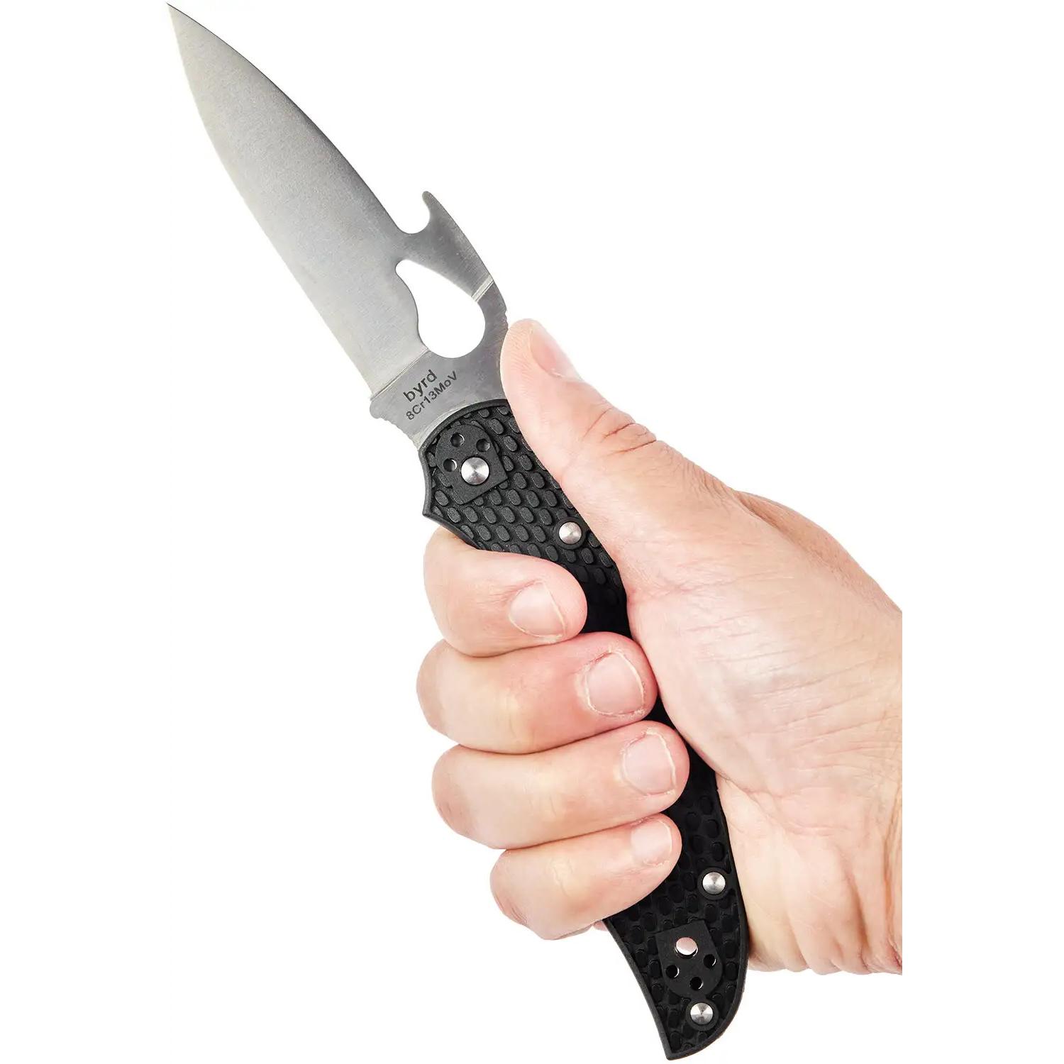 Нож Spyderco Byrd Cara Cara 2 BY03PBK2W 87.13.84 - фото 5